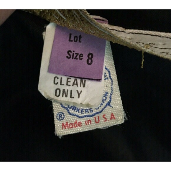 VTG 70s Barbara Chodos Michael Marcella Lace Puff Sleeve Pleat Skirt Midi Dress - Picture 8 of 10